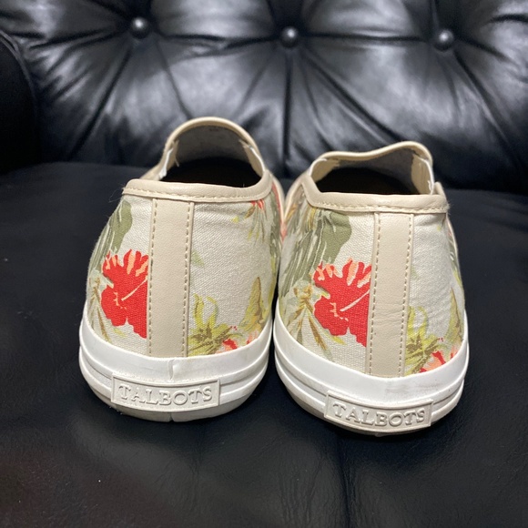 Talbots slip on canvas Loafers flats floral womens size 9 9m - Picture 4 of 9